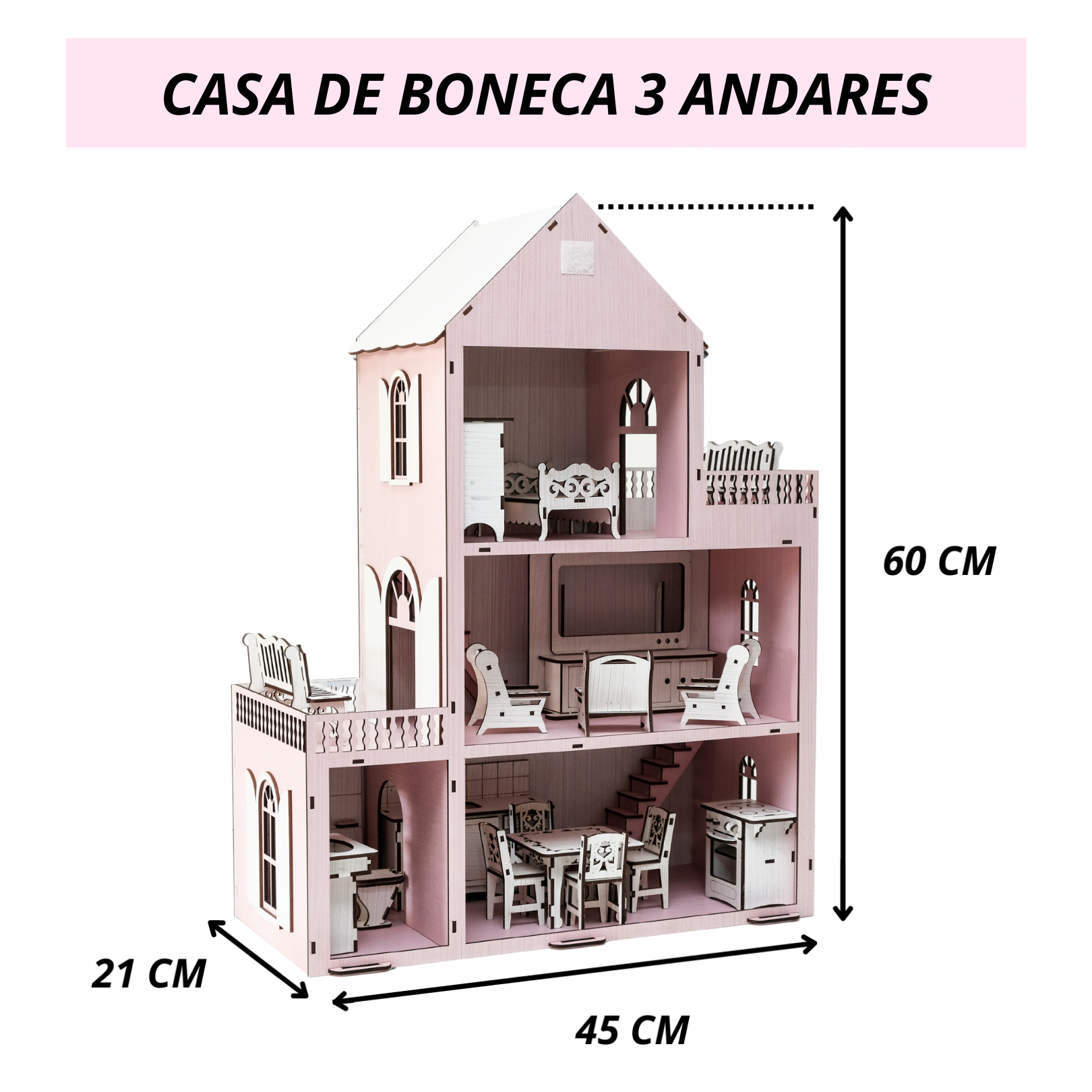 Casa Da Barbie Mdf Grande