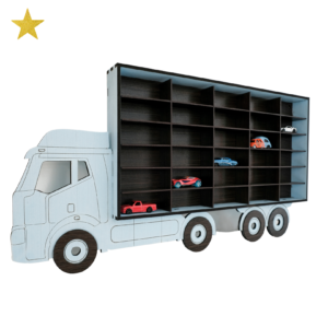 Estante Expositor ENGATE Porta Hotwheels 30 Carrinhos Mdf