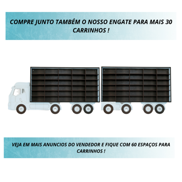 Estante Expositor ENGATE Porta Hotwheels 30 Carrinhos Mdf - Image 4