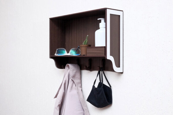 Totem de Parede Suporte para Álcool em Gel e Sapateira - Image 4