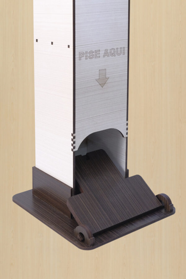 Totem Display Suporte Para Álcool Gel acionamento Pedal - Image 7