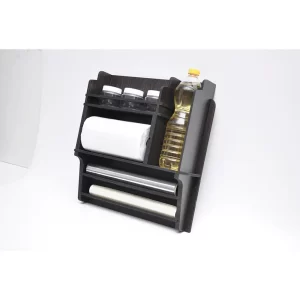 Porta Tempero com Rolos - Tabaco