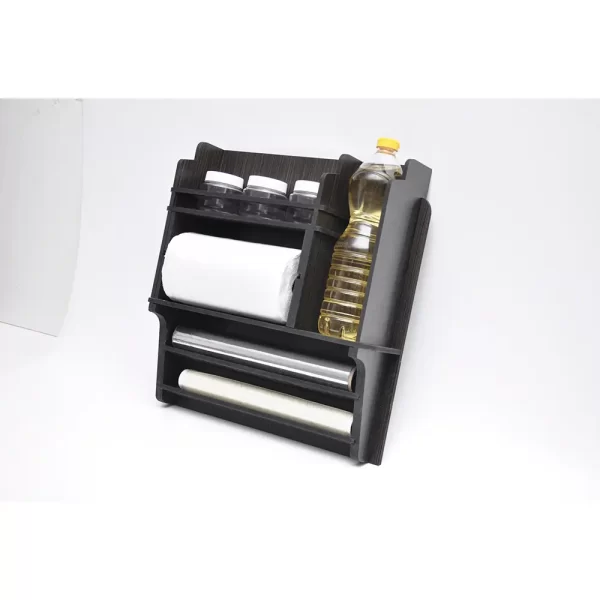 Porta Tempero com Rolos - Tabaco