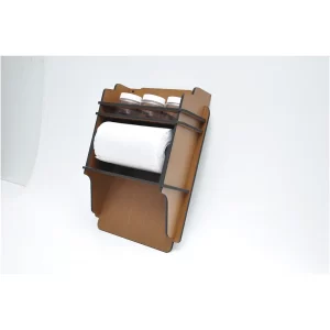 Porta Tempero Potes E Rolo - Caramelo